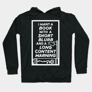 Long Content Warning Hoodie